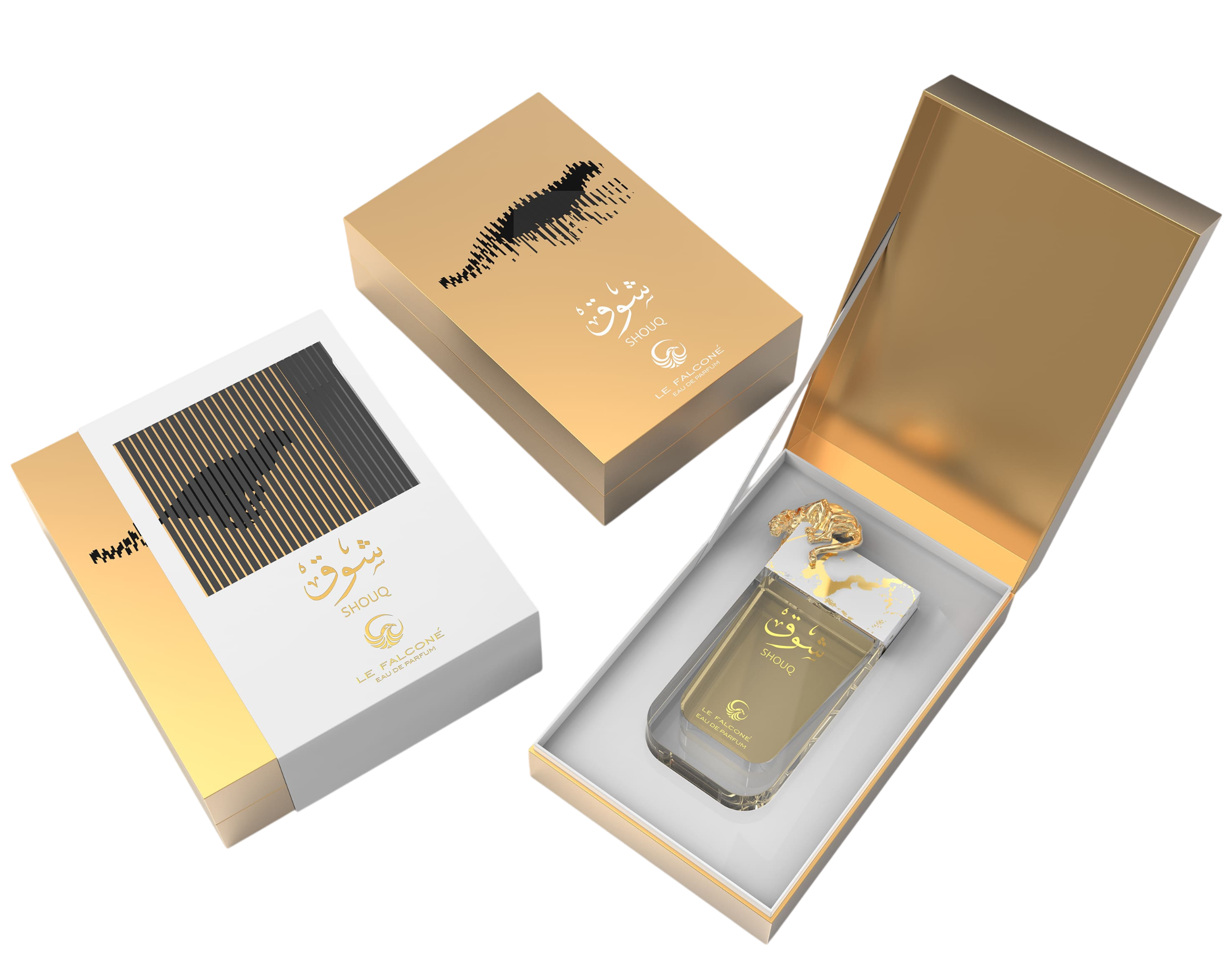 Shouq — флакон і коробка
